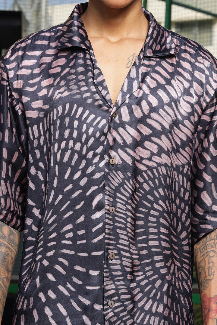 STATE OF FLOW VISCOSE SILK SHIRT