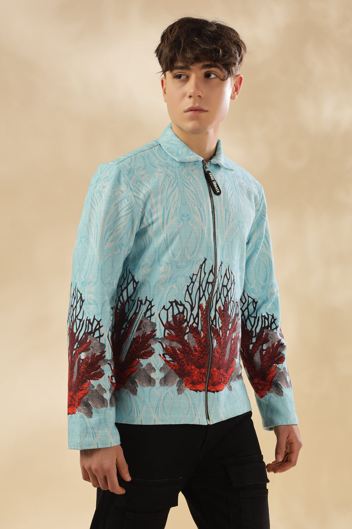 OCEAN BLOOM HEMP JACKET