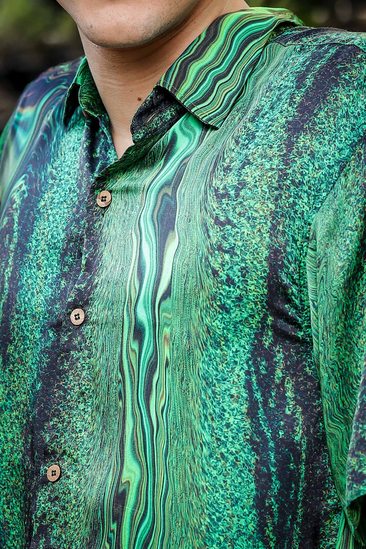 PYTHON VISCOSE SILK SHIRT