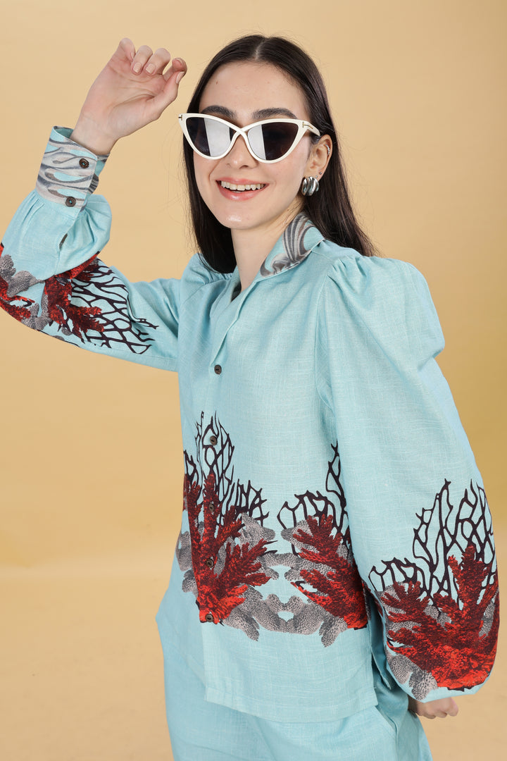 OCEAN BLOOM CLASSIC SHIRT