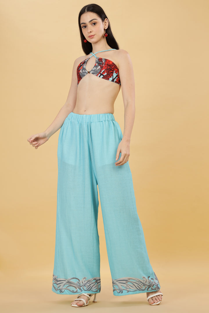 OCEAN BLOOM KNOTTED CO-ORD