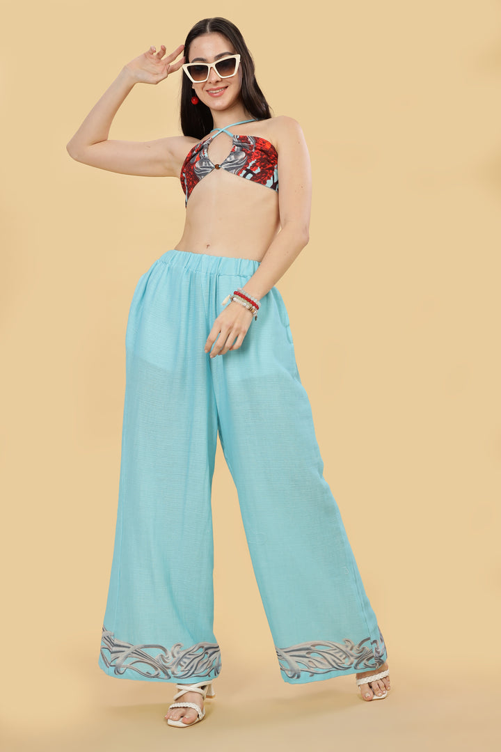 OCEAN BLOOM KNOTTED CO-ORD