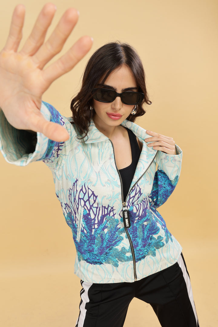 PEARL GARDEN HEMP JACKET (WOMENS)