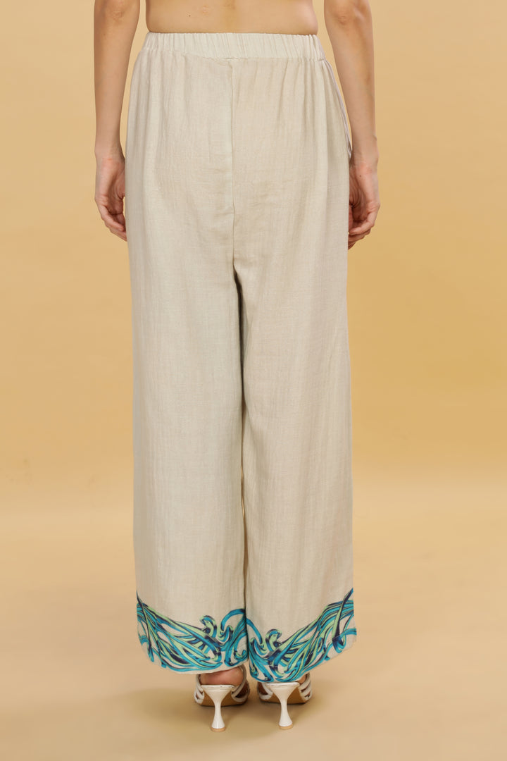 PEARL GARDEN FLARED PANT