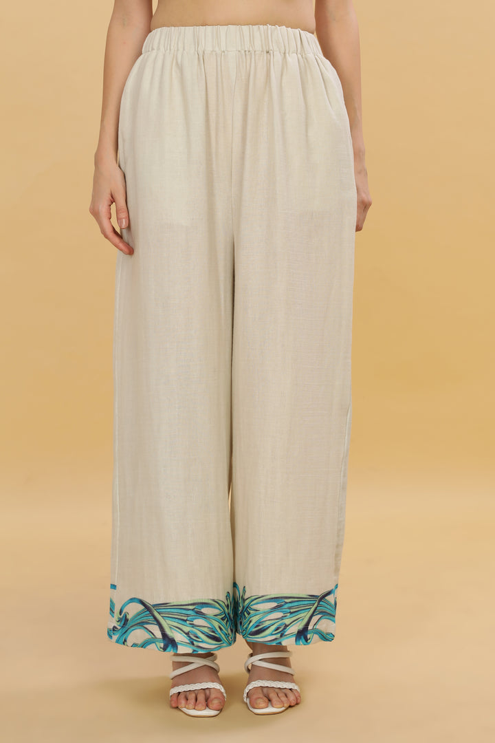 PEARL GARDEN FLARED PANT