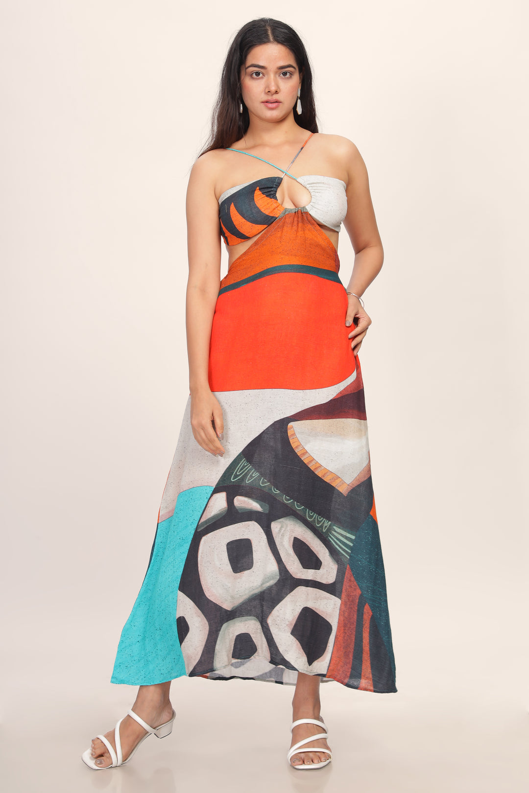 BONOBO CUTOUT MAXI DRESS