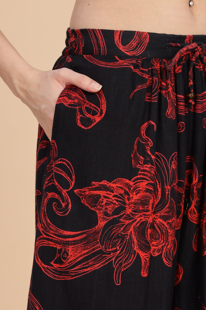 RAGING BLOOM FLARED PANT
