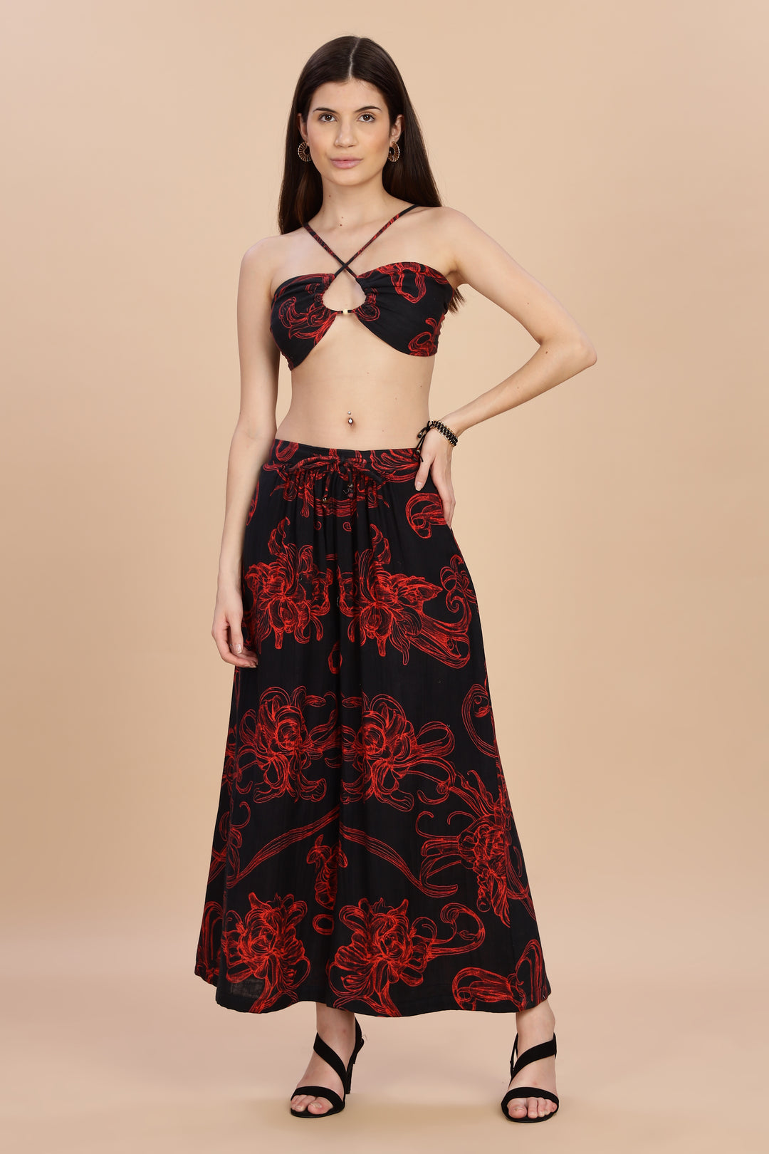 RAGING BLOOM FLARED PANT