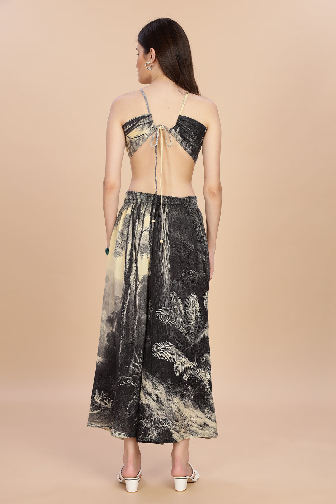 EDEN CO-ORD SET (BIKINI TOP & FLARED PANT )
