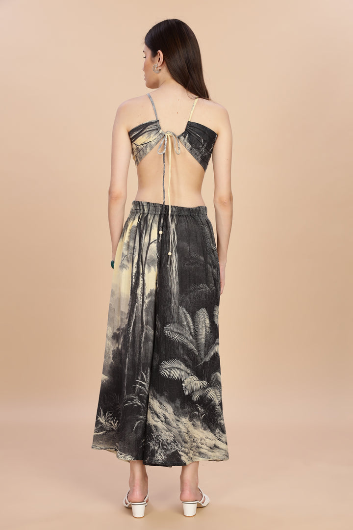 EDEN CO-ORD SET (BIKINI TOP & FLARED PANT )