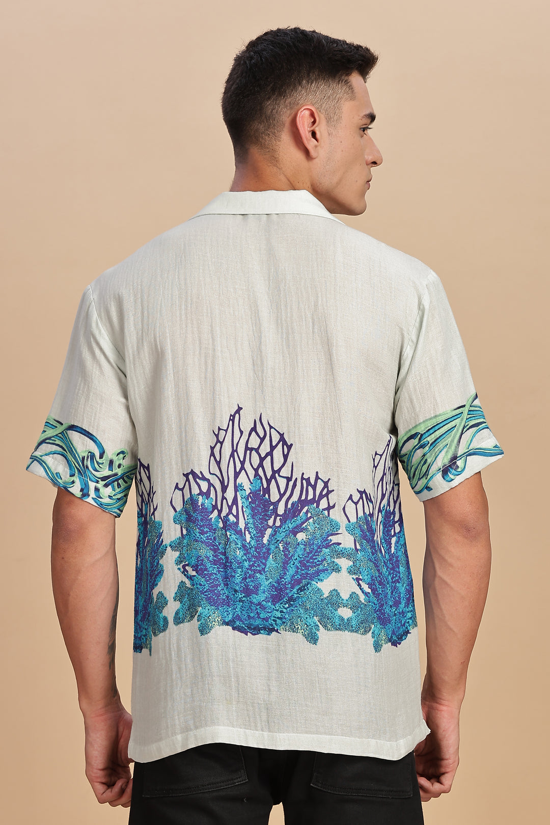 PEARL GARDEN BOTTOM BORDER SHIRT