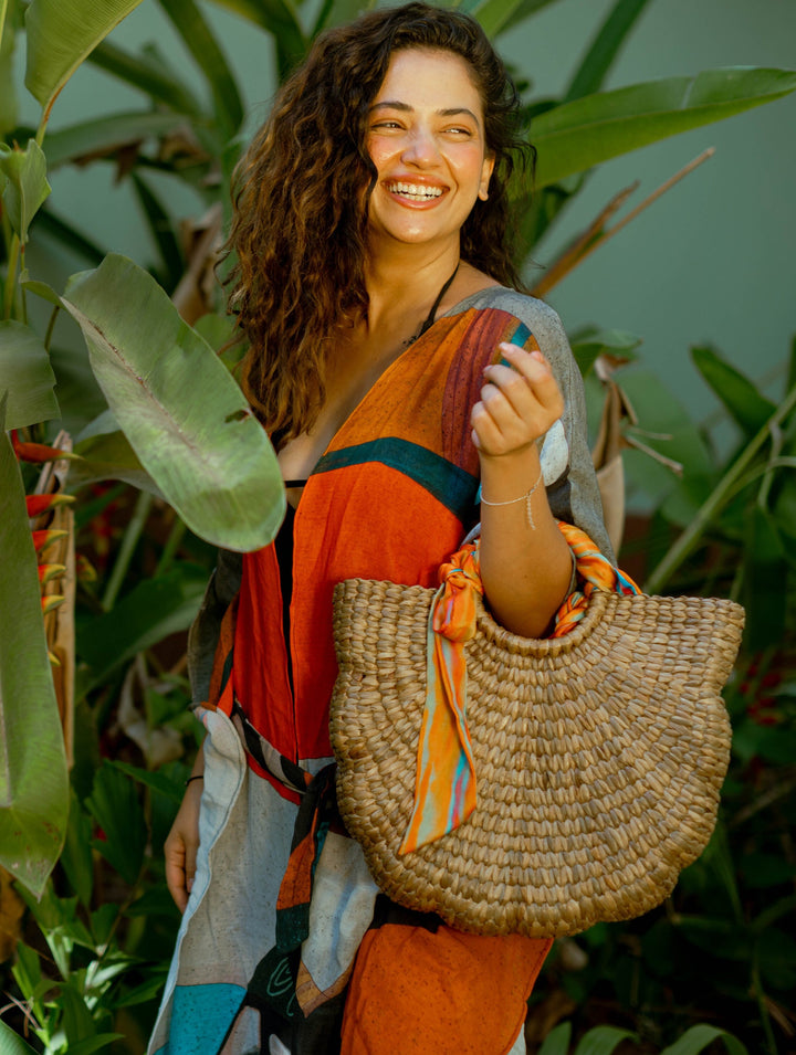 BAMBOO BASKET BAG