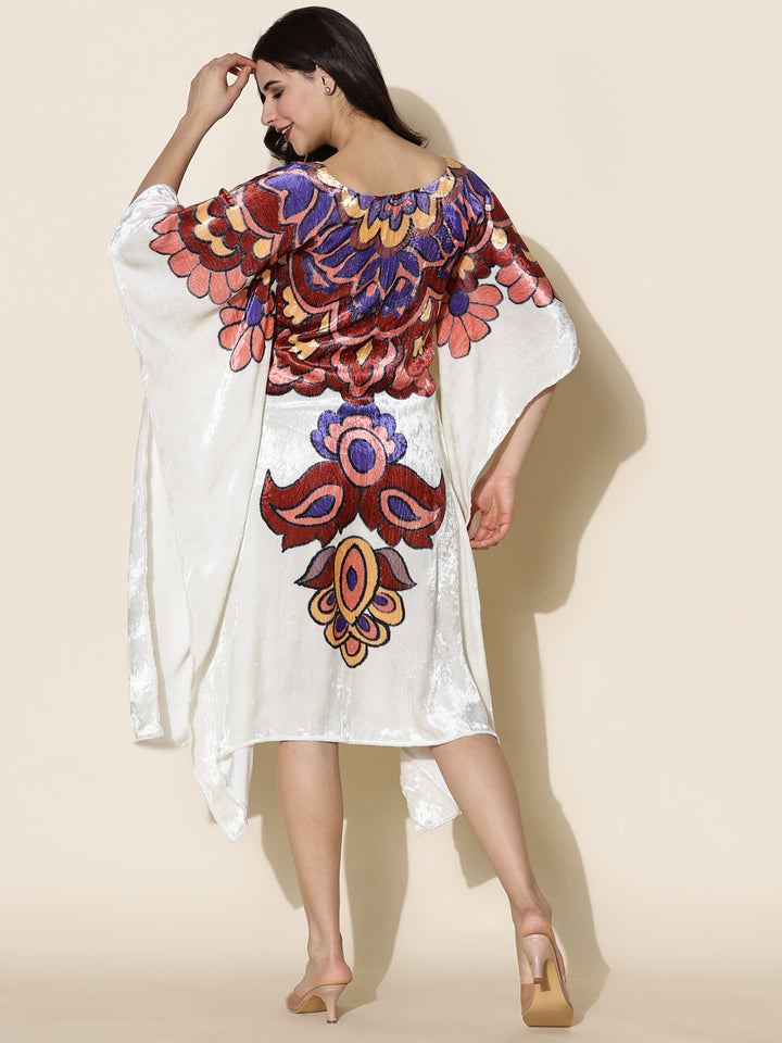 ORANA VISCOSE VELVET KAFTAN