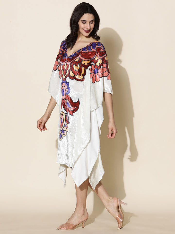 ORANA VISCOSE VELVET KAFTAN