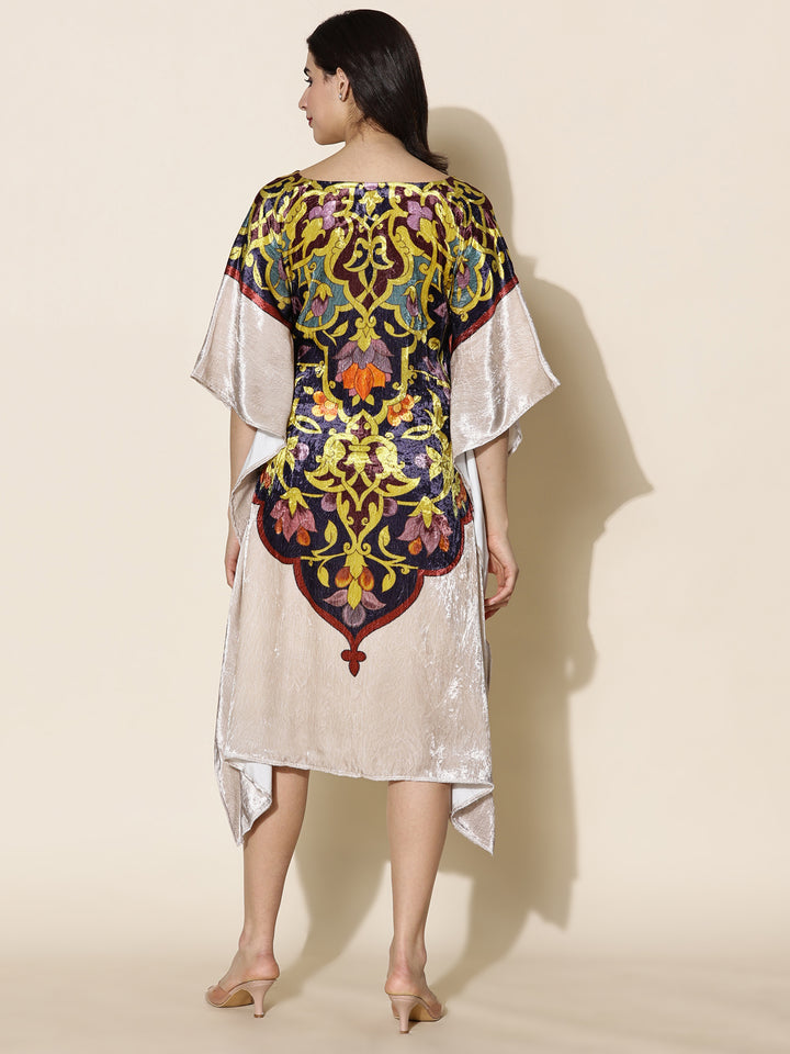 ZARIN VISCOSE VELVET KAFTAN