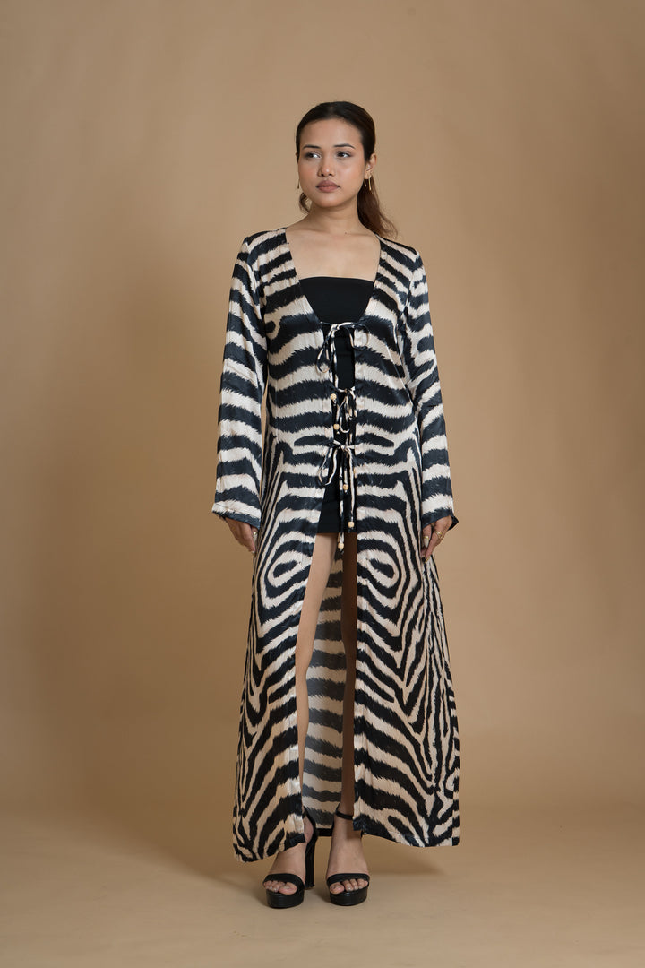 KEEPER OF BALACE SILK KAFTAN