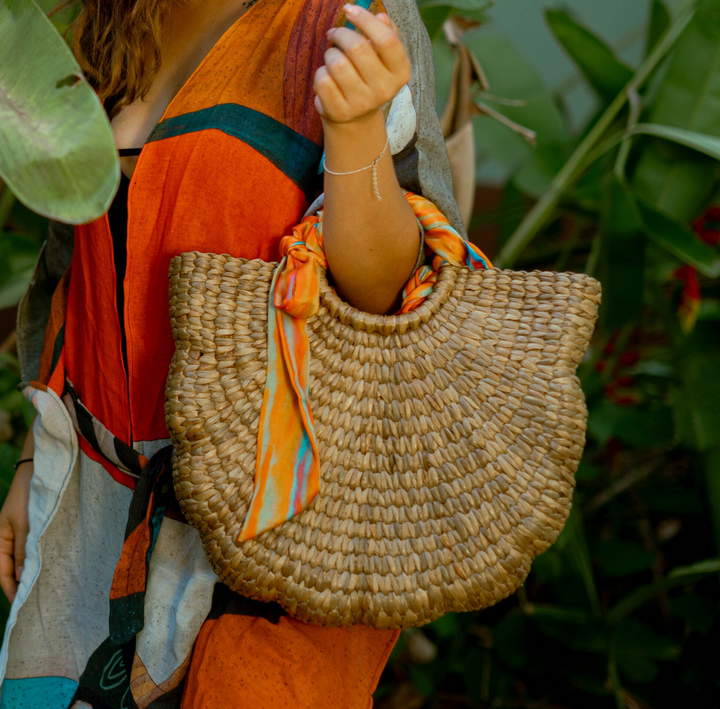 BAMBOO BASKET BAG